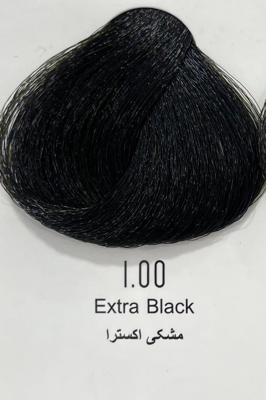 رنگ موی مشکی اکسترا پینک ویژوال ۱۲۰ میل