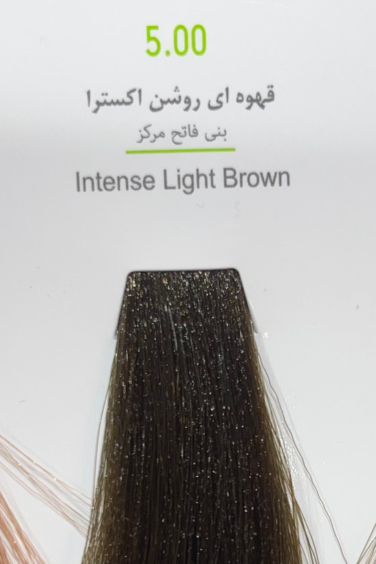 رنگ قهوه ای روشن سری طبیعی رنگ مو بدون امونیاک مارال