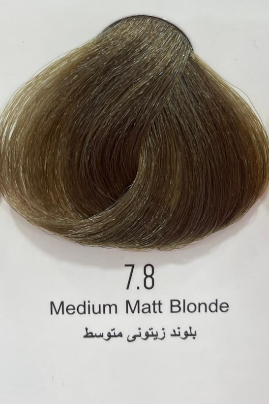 رنگ موی بلوند زیتونی متوسط پینک ویژوال ۱۲۰ میل