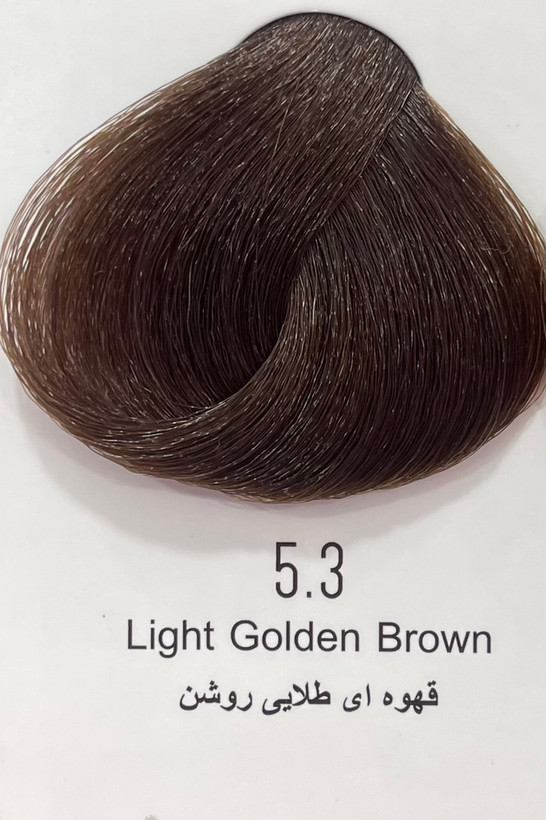 رنگ موی قهوه ای طلایی روشن پینک ویژوال ۱۲۰ میل