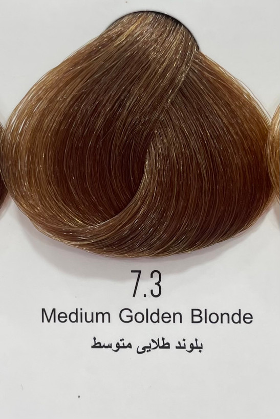 رنگ موی بلوند طلایی متوسط پینک ویژوال ۱۲۰ میل