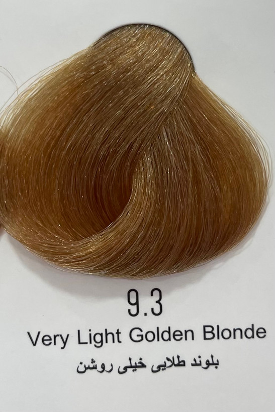 رنگ موی بلوند طلایی خیلی روشن پینک ویژوال ۱۲۰ میل