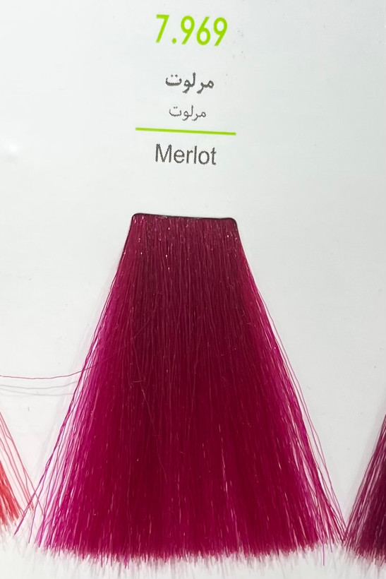 رنگ مرلوت سری گرم تابستونی رنگ مو بدون امونیاک مارال