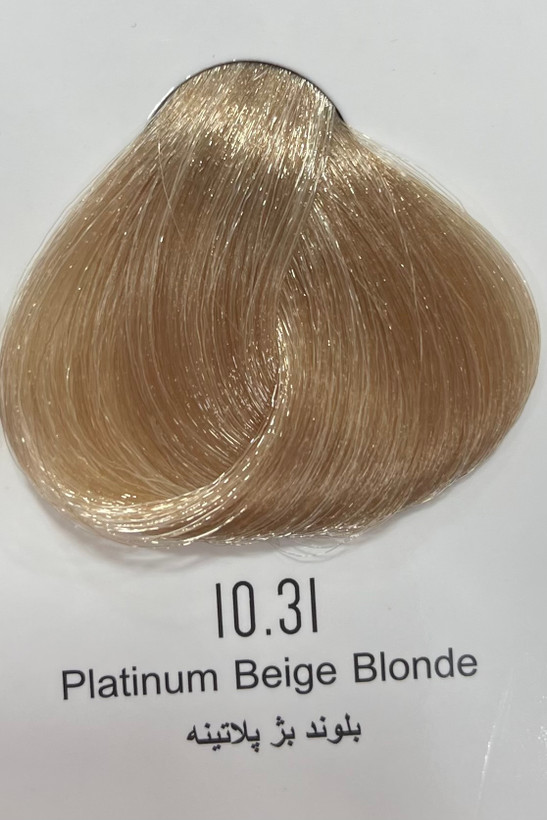 رنگ موی بلوند بژ پلاتینه پینک ویژوال ۱۲۰ میل