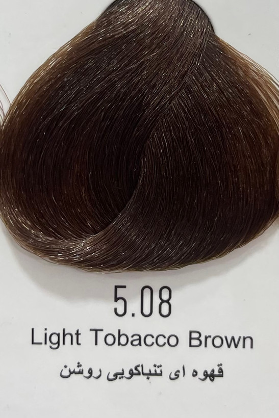 رنگ موی قهوه ای تنباکویی روشن پینک ویژوال ۱۲۰ میل