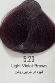 رنگ موی قهوه ای شرابی روشن پینک ویژوال ۱۲۰ میل