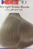 رنگ مو اسکاتس رنگ بلوند دودی خیلی روشن