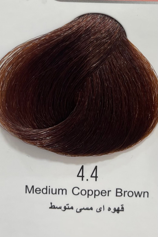 رنگ موی قهوه ای مسی متوسط ویژوال ۱۲۰ میل