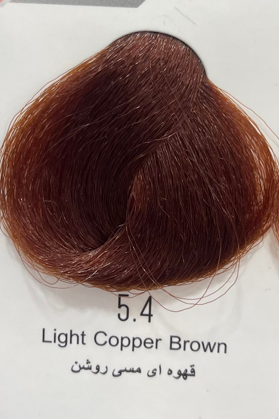 رنگ موی قهوه ای مسی روشن ویژوال ۱۲۰ میل