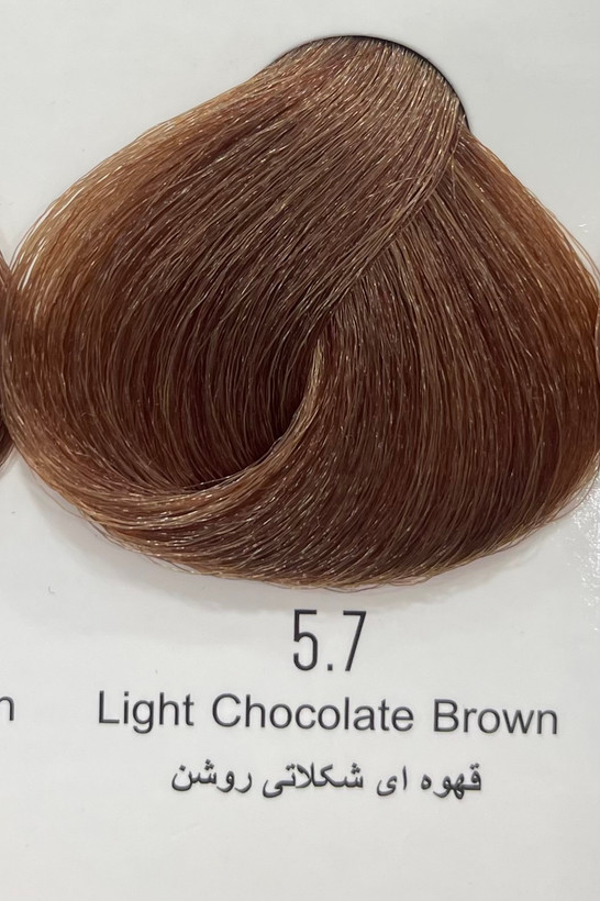 رنگ موی قهوه ای شکلاتی روشن پینک ویژوال ۱۲۰ میل