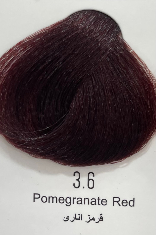 رنگ موی قرمز اناری پینک ویژوال ۱۲۰ میل