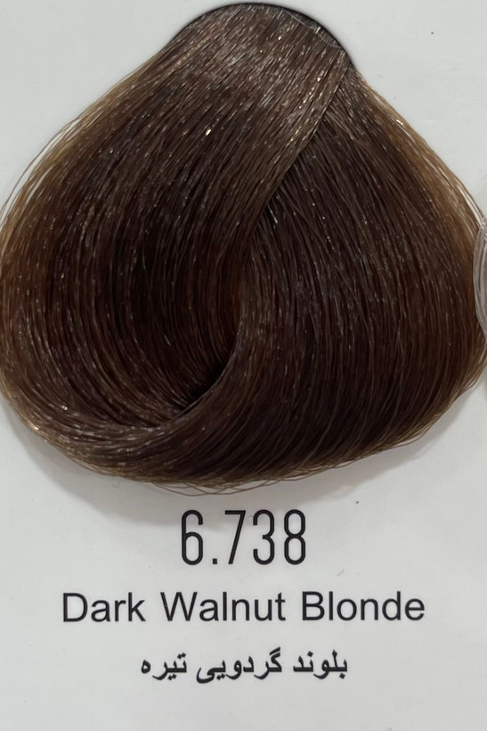 رنگ موی بلوند گردویی تیره پینک ویژوال ۱۲۰ میل