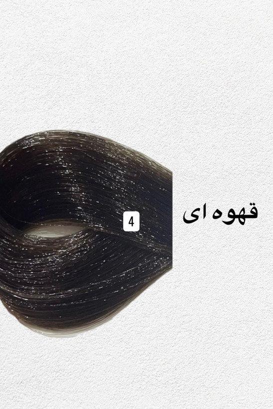رنگ مو قهوه ای طبیعی مدیا