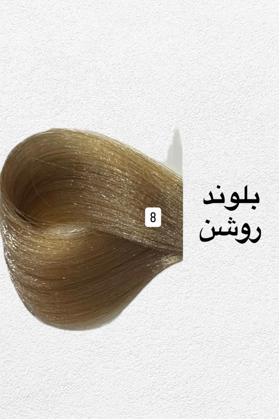 رنگ مو بلوند روشن طبیعی مدیا