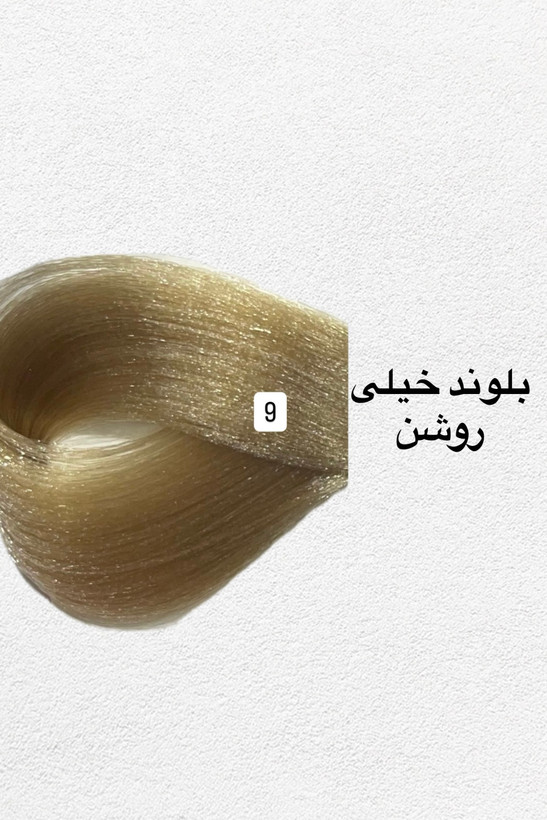 رنگ مو بلوند خیلی روشن طبیعی مدیا