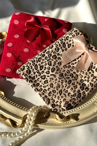 شورت زنانه نخی کتابی پاپیون